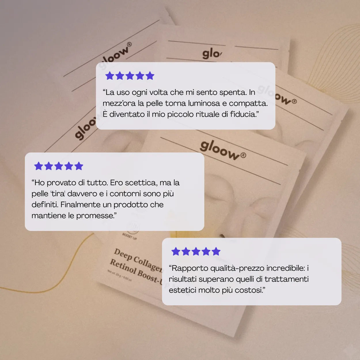 Maschera Modellante LiftMesh™ con Collagene + Retinolo